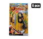 Boys Playset Archery Cowboy 6PC 43CM