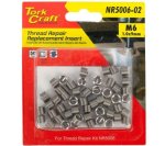 Tork Craft Thread Repair Kit M6X1.0X1.5D Replacement Inserts For NR5006