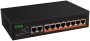 Diewu Fast Ethernet Switch 8-PORT 10/100MBPS Poe Combo 2 Uplink