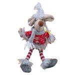 Fabric Mouse With Knitted Jersey And Dangling Legs 28CM