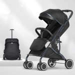 3 In 1 Adjustable Luxury Baby Stroller - Blue