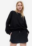 Sweatshirt Shorts - Black