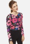 Gathered Top - Pink floral