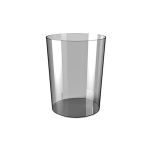 Multifunctional Clear Plastic Small Trash Can Recycling Disposal Bin