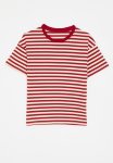 PoP Candy Striped Tee - Red & White