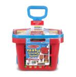 Melissa Fill And Roll Grocery Basket Set With Play Food Boxes And Cans