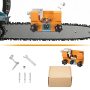 Vnsiosir Chainsaw Chain Sharpening Jig With 3PCS Carbide Cutterchainsaw Chain Sharpening Jig Kitsportable Manual Chain Saw Sharpener Suitable For All Kinds Chain Saws And