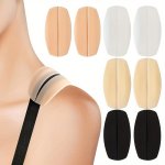 4PCS Silicone Bra Strap Soft Cushion Holder Non Slip Shoulder Pad For Women's Bra Strap Pad For Women To Relieve Shoulder Discom
