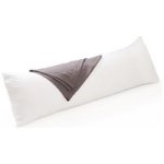 45X150CM Side Sleeper Body Pillow Faux Down Long Cuddle Cushions - Grey