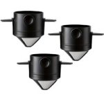 Coffee Accessories Filter Cup Portable Reusable Pour 3PCS