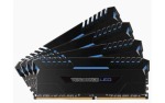 Corsair Vengeance LED 32GB 8GB X 4 DDR4-3000 PC4-24000 CL15 1.35V Desktop Memory Module With Blue LED Black Heatsink