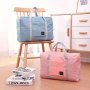 Large Capacity Nylon Storage Bag With Zipper - Waterproof & Dustproof Multi-Pocket Travel Organizer For Clothes Toys And Beach Gear