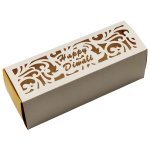 Happy Diwali White Box Pack Of 50 12X4X4 Small