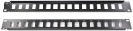 Netix 16 Port Blank Patch Panel -