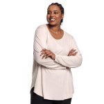 Donnay Plus Size Essential Slub T-Shirt