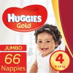 Gold Nappies Size 4 Jumbo Pack 66& 039 S