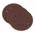 Tork Craft Sanding Disc Hook & Loop 150MM 40 Grit With Holes 10 PK