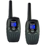 Zartek RA69-7 RX-8 Twin Two-way Radio Pack - Rechargeable 2X Radios 2X Belt Clips 1X Mains Adaptor 1X USB Charging Cable