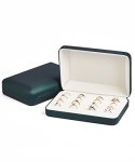 Jewelry Ring Organizer Box Portable Small Storage Display Case Fashion Ring Tray Holder Showcase Ring Boxes For Multiple Rings F