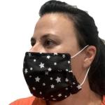 4AKID Adult Fabric Mask - Assorted Colours And Patterns - Natural Stars