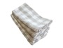 Linen House Oxford Check Napkins Set Of 4 Beige