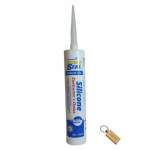 Smte 270 Ml Silicone Sealant Bronze Set Of 1 +smte Keyring With Keychain