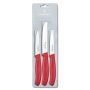 Victorinox Swiss Army Victorinox - Paring Knife Set 3PIECEE Red