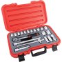 Metric Socket Set 20-PCE 1/2" Sq Dr