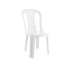 Ruby White Armless Chair