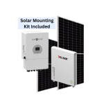 5KVA Sunsynk & 5.1KW Bsl Lithium With 6 X 580W Canadian Solar Panels