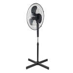 Alva Air 40CM Plastic Pedestal Fan Black ACS200