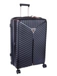 CELLINI Allure Hardshell Large 4 Wheel Trolley Case Black