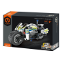 Pull-back Police Motorcycle Construction Set - 193 Pieces By