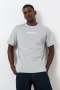Graphic Oversized T-Shirt - XL / Light Grey