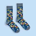 Red Dropwing Dragonfly Socks His & Hers Sizes - UK 4 - 7