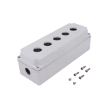 LPZM5A8 5 Hole Metal Enclosure Grey