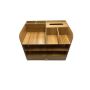 Multi-layer Wooden Desktop Stationery Organizer Shelf GC-31