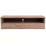 Naomi Classic Tv Unit 3 Drawers - Pine In Chestnut Finish