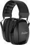 Procase Noise Reduction Safety Ear Muffs Hearing Protection Earmuffs Nrr 35DB Adjustable Noise Protection Ear Defenders For Hunting Shooting Range Lawn Mowing Construction Woodwork -black