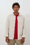 Textured Shirt - XL Biscuit