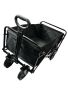 Medium Portable Beach Hiking Camping Shopping Trolley/wagon - Black