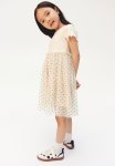 Tulle Dress - White Multi
