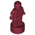 Parts Minifigure Utensil Statuette Trophy 90398 - Dark Red