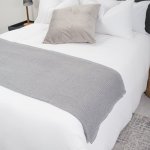 Waffle Throw - Light Grey