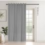 Ready Made Eyelet Blockout Curtain Silver - 400x240