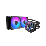 Cooler Master Masterliquid Atmos II Vrm Fan 240MM Supports Intel Lga 1851 1700 1200 1150 1151 1155 1156 & Amd AM5 AM4-MLX