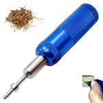 Pin Nailer With Small Nails 5.1 Inch Metal Nail Setter Pin Pusher With Non Slip Handle Model Ship Building Tools
