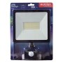 Eurolux LED 50W Floodlight Black With Sensor Blister