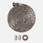 Rowerg Nickel Chain With Sprocket And Connector Swivel
