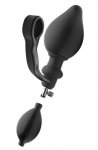 Exxpander Inflatable Plug With Cock Ring And Removable Pump